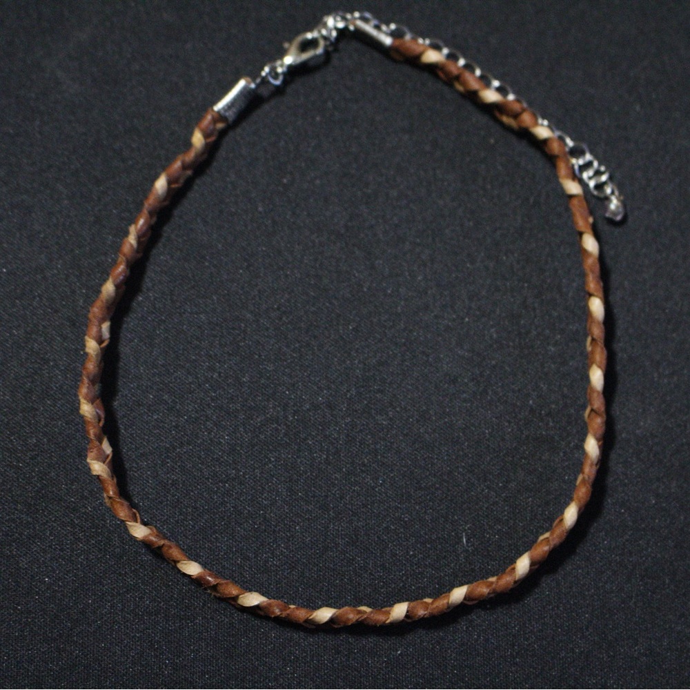 Leather choker